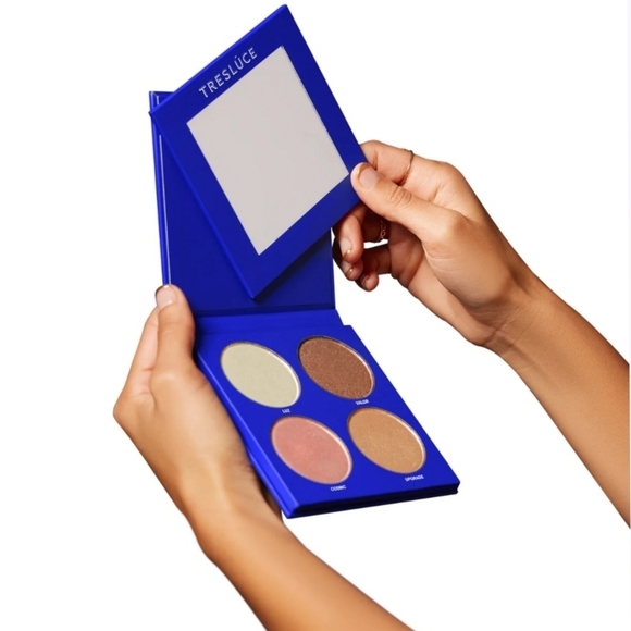 Treslúce Lucete Highlighter Palette – Blue Agave Glow, Vegan, Mirror, NWT - Picture 1 of 10